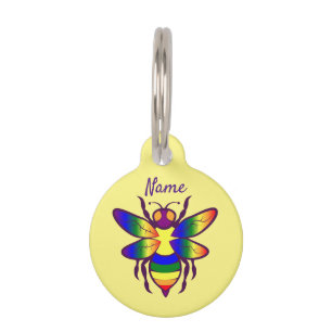 Rainbow Bee Thunder_Cove  Pet Tag