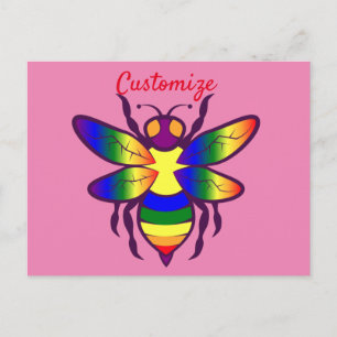 Rainbow Bee Thunder_Cove Postcard