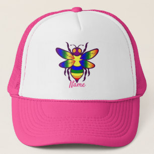 Rainbow Bee Thunder_Cove Trucker Hat