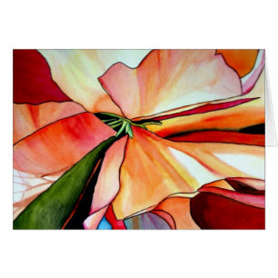 Rainbow Begonia flower watercolour original art