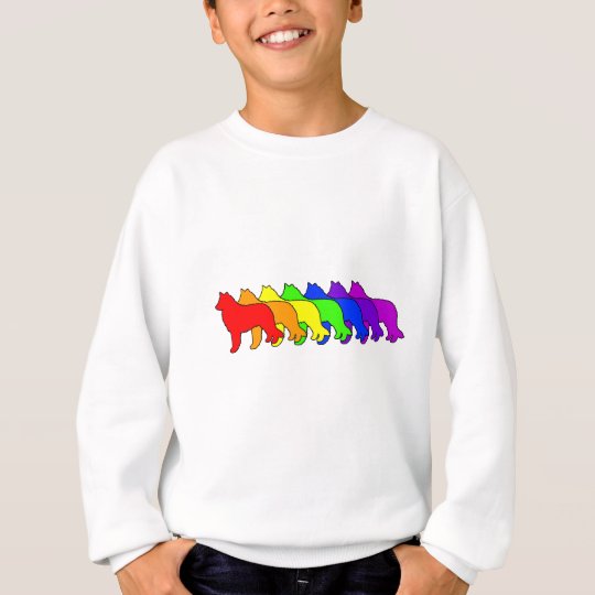Rainbow Belgian Sheepdog Sweatshirt