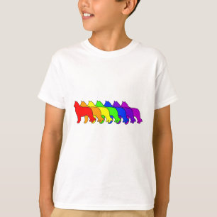 Rainbow Belgian Sheepdog T-Shirt