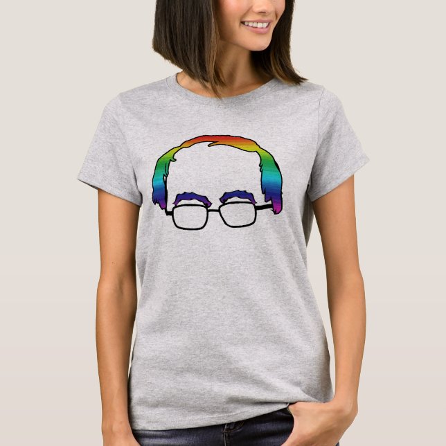 Rainbow Bernie T-Shirt (Front)