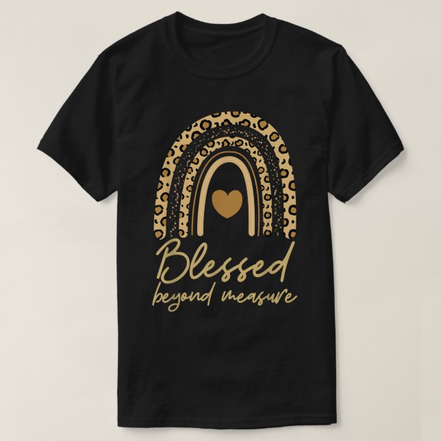 rainbow bible verse Christian womens graphic tees  (Design Front)