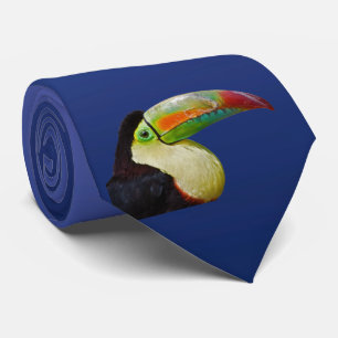 Rainbow-Billed Tou Can Do It Tie (Light/Dark Blue)