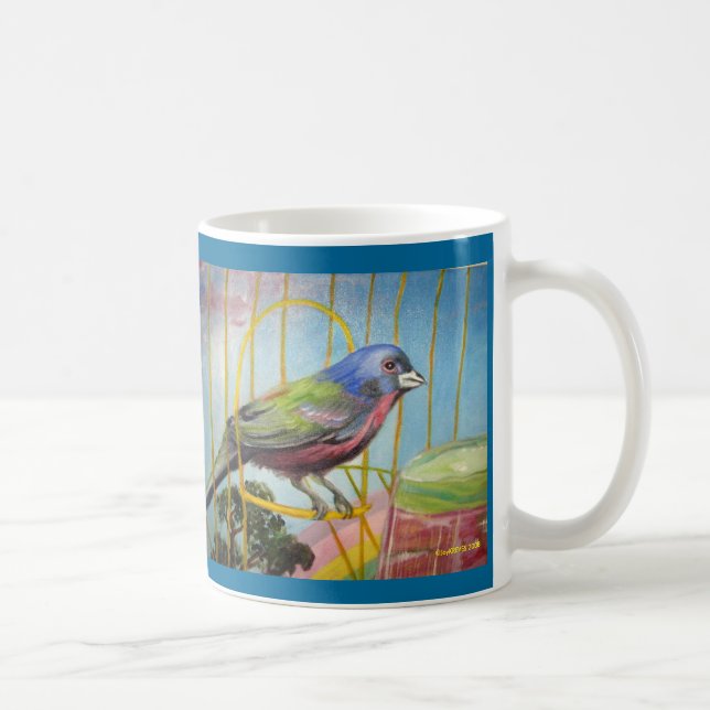 Rainbow Bird Mug (Right)