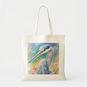 Rainbow Birds Blue Heron 2 Tote Bag