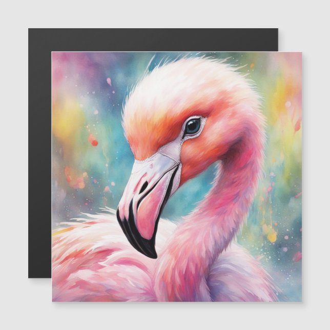 Rainbow Birds Flamingo 2 (Front/Back)