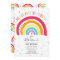 Rainbow Birthday Invitation Bright Rainbow Party