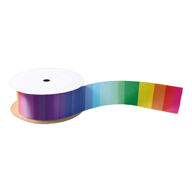 Rainbow Birthday Party Satin Ribbon (Spool)