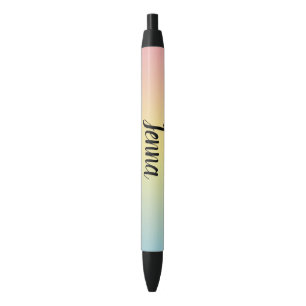Rainbow- Black Ink Pen