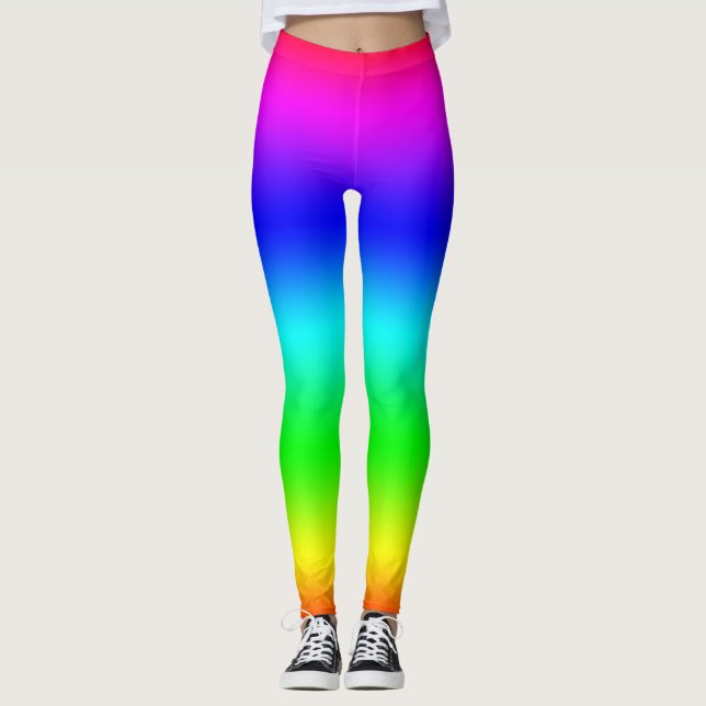 Rainbow Blend Hippy Leggings (Front)