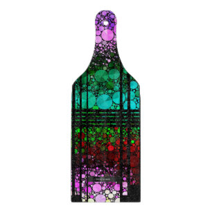 Rainbow Bling Pattern Cutting Board