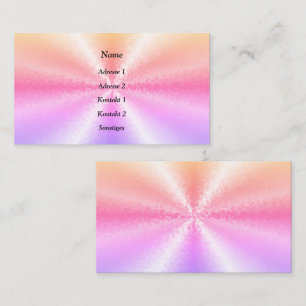 Rainbow Blocks in 3D Rainbow Business Card