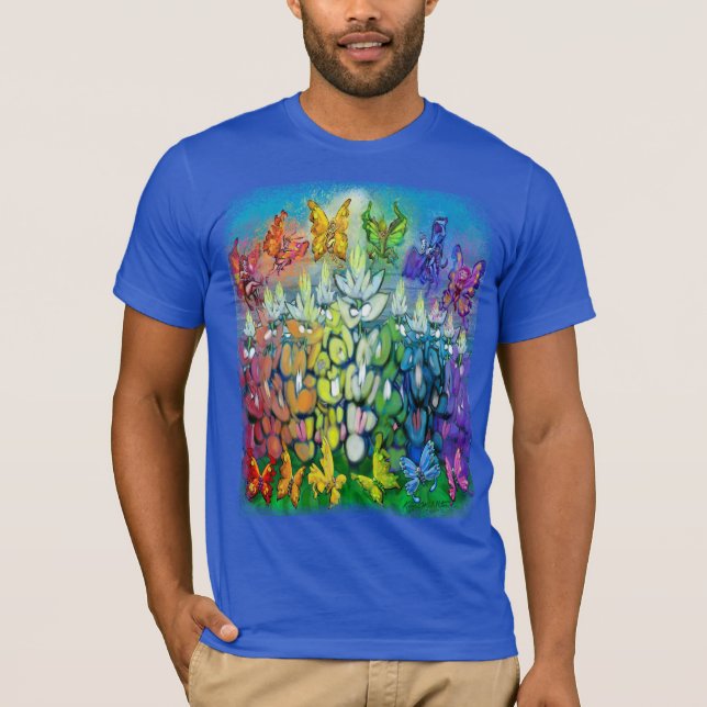 Rainbow Bluebonnets T-Shirt (Front)