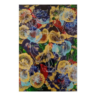 Rainbow Bobcat Explosion Poster