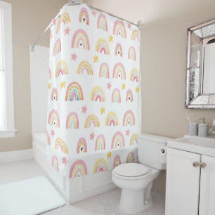 Rainbow Boho Pink Repeat Pattern Girly