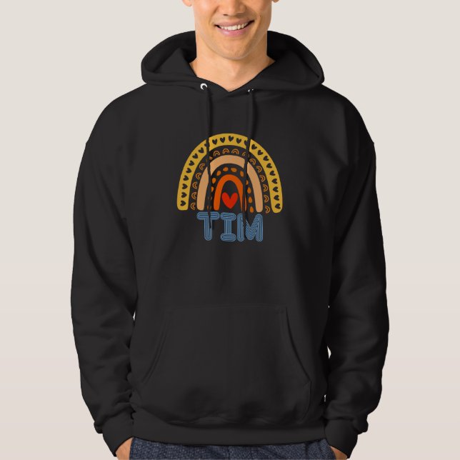 Rainbow Boho Tim Hoodie (Front)
