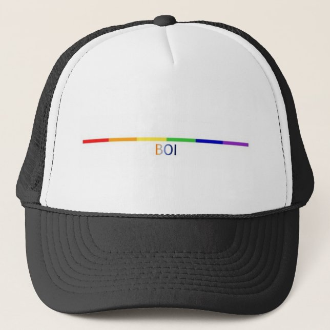 rainbow Boi Trucker Hat (Front)