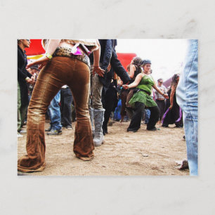 Rainbow Boogie Postcard