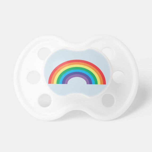 Rainbow BooginHead (0-6 monts) Pacifier (Front)