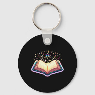 Rainbow Book Keychain