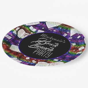 Rainbow Book Launch Party Paper Plate