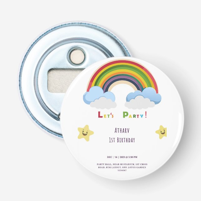 Rainbow Bottle Opener (Front)