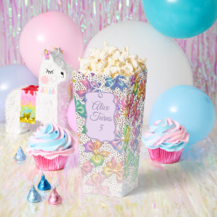 Rainbow Bow Party  Favor Box