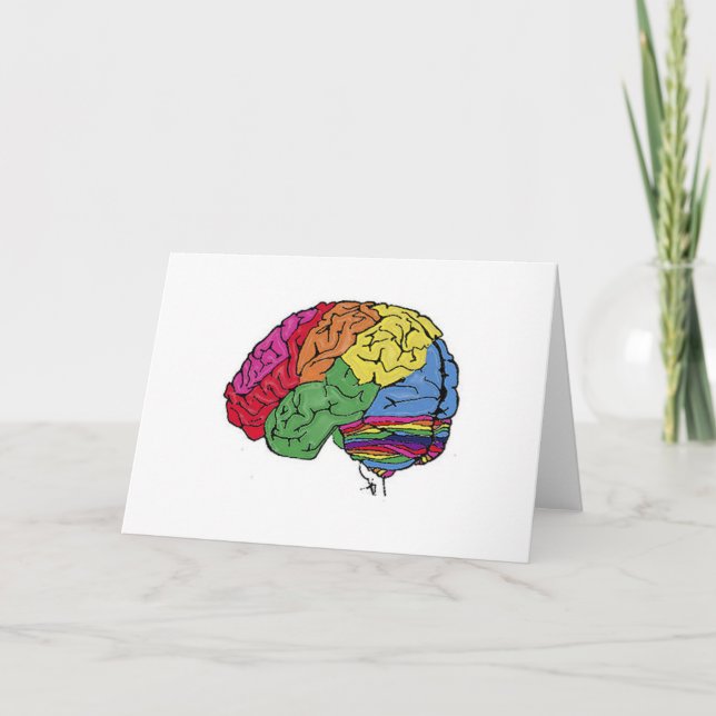 Rainbow Brain Card (Front)