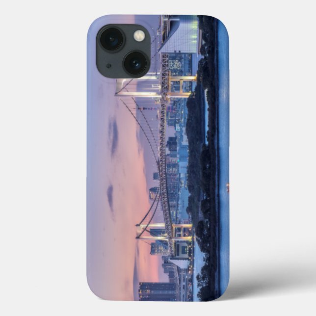 Rainbow Bridge at twilight Case-Mate iPhone Case (Back)