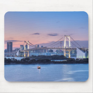 Rainbow Bridge at twilight Mouse Pad