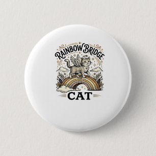 Rainbow Bridge Cat Cat Memorial Rainbow Bridge Vin 2 Inch Round Button