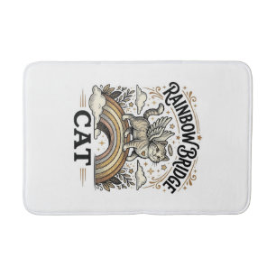 Rainbow Bridge Cat Cat Memorial Rainbow Bridge Vin Bath Mat
