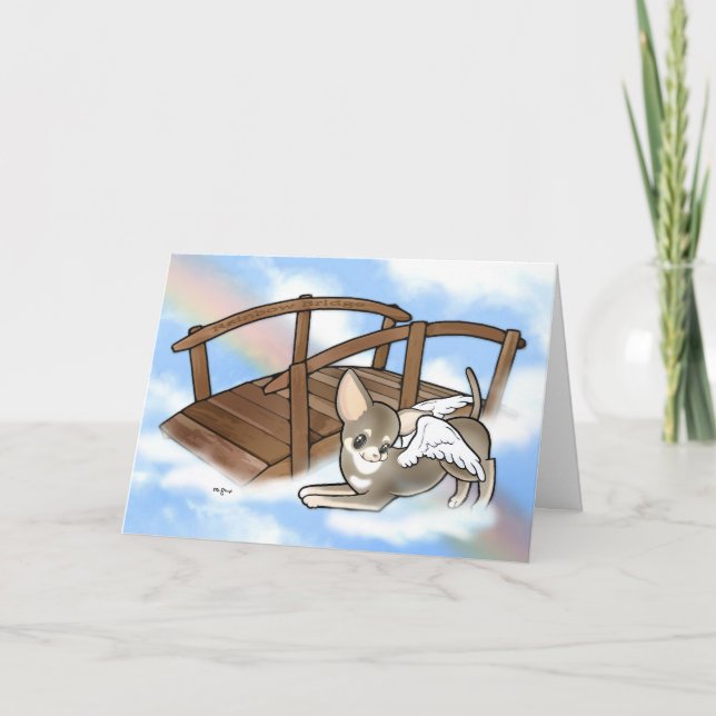 Rainbow Bridge Chihuahua #5 Card (Front)