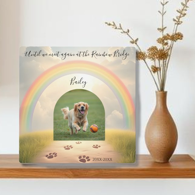 Rainbow Bridge-Custom Pet  Plaque (Rainbow Bridge-Custom Pet Plaque )