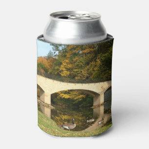 Rainbow Bridge in Fall at Grove City College Can Cooler