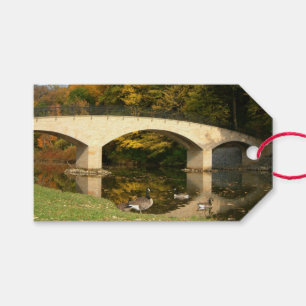Rainbow Bridge in Fall at Grove City College Gift Tags