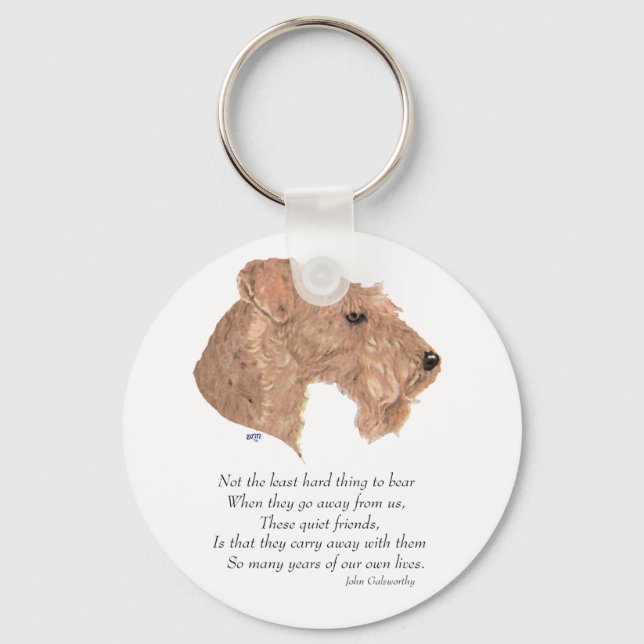 Rainbow Bridge Keepsake Keychain (Front)