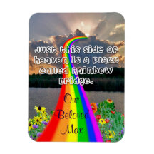 Rainbow bridge Magnet