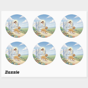 Rainbow Bridge Personalized Pet Memorial Stickers 