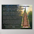 Rainbow Bridge Pet Loss Personalized Wall Print