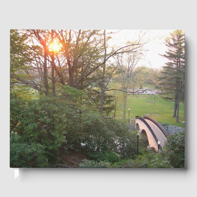 Rainbow Bridge Sunset at Grove City College Guest Book (Front)