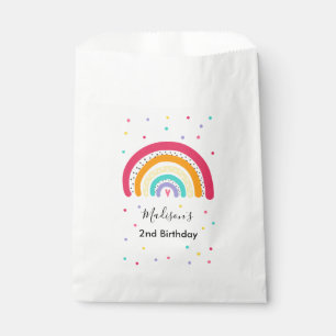 Rainbow Bright Birthday Party Favour Bag