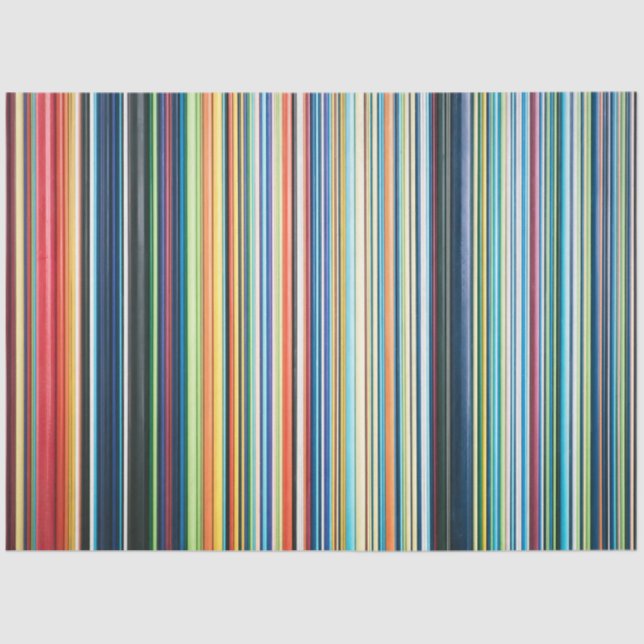 Rainbow Bright Colourful Decoupage Decoupaging Tissue Paper (Front)