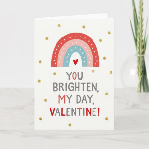 Rainbow Bright Valentine Card