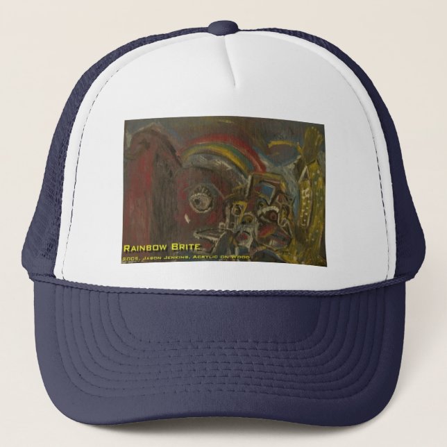 rainbow brite trucker hat (Front)