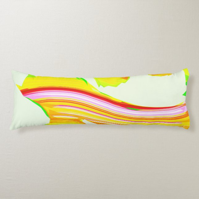 Rainbow brush body pillow (Front)