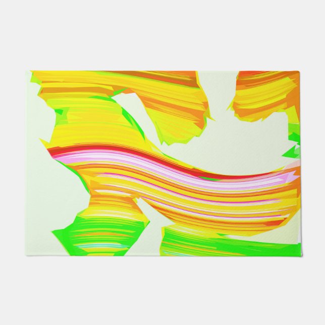 Rainbow brush doormat (Front)