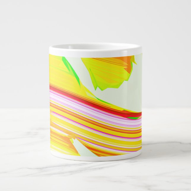 Rainbow brush large coffee mug (Front)